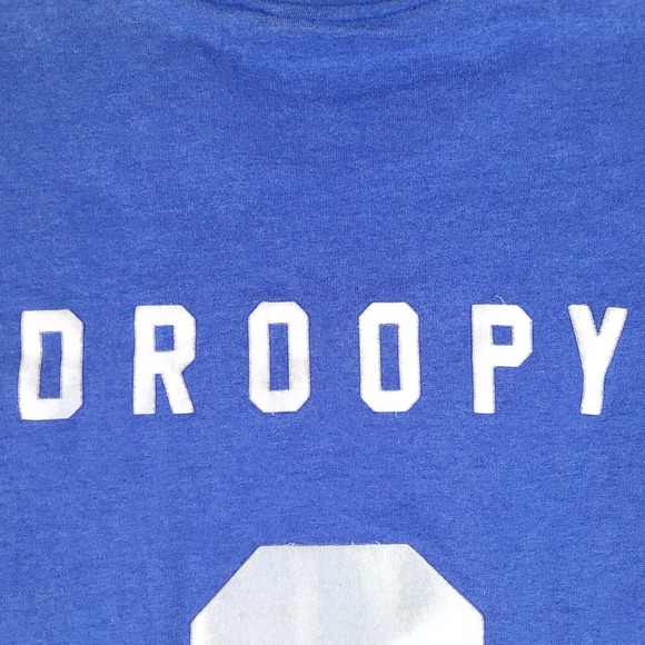 Vintage Sorority Droopy T-Shirt Adult Medium Single Stitch Blue Best USA Made - Picture 12 of 16